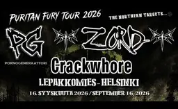 Zord - Puritan Fury - The Northern Targets – Lepakkomies, Helsinki