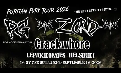 Zord - Puritan Fury - The Northern Targets – Lepakkomies, Helsinki